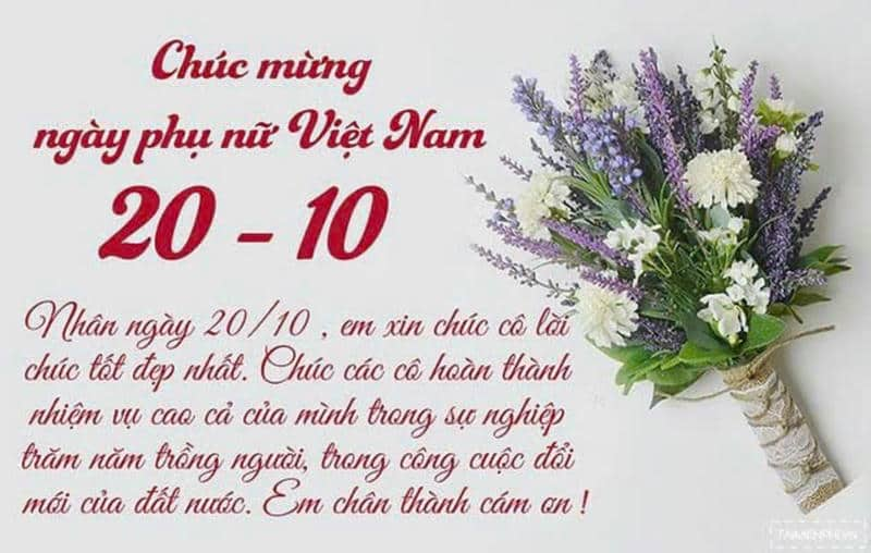 ảnh chúc mừng 20.10 đẹp nhất