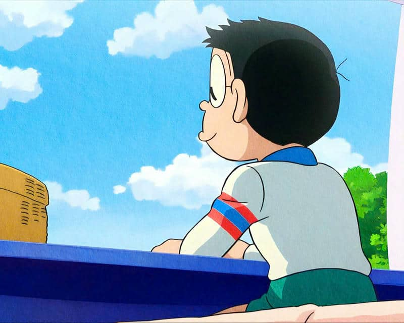 ảnh nobita buồn khóc