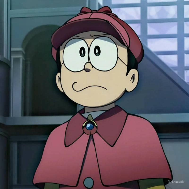 ảnh nobita buồn