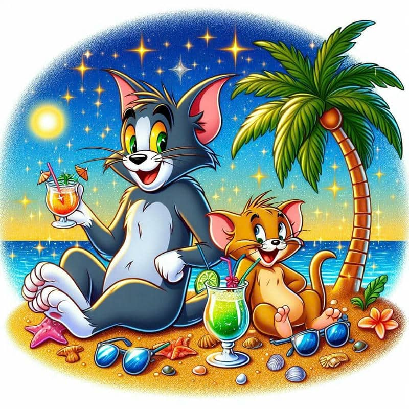 ảnh tom và jerry dễ thương