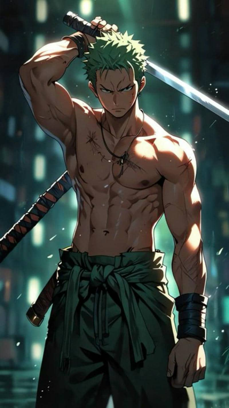 ảnh zoro ngầu 3d