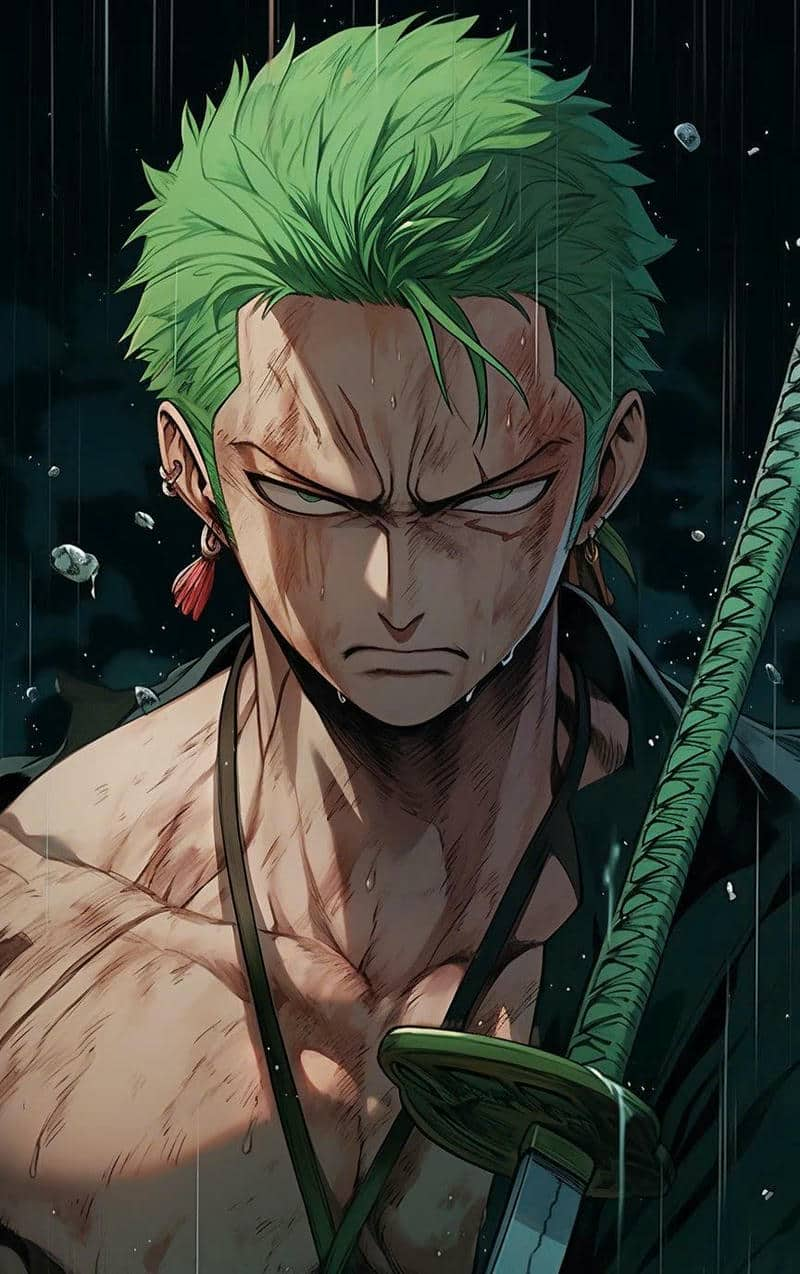 ảnh zoro ngầu ở wano