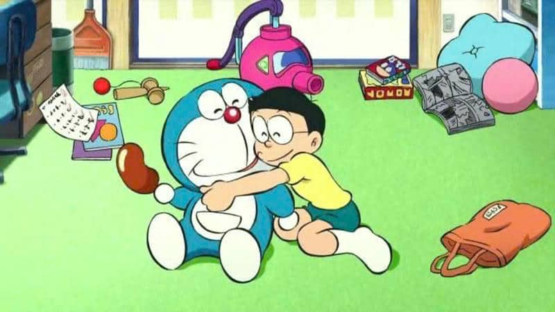 hình ảnh doremon và nobita ngầu