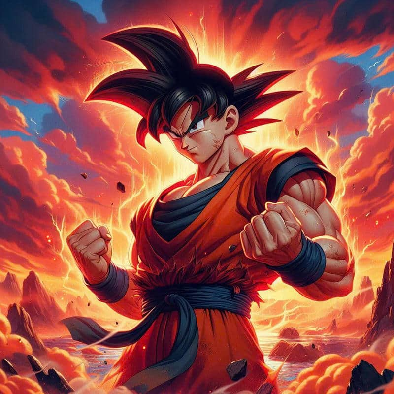 hình ảnh goku cấp 10000