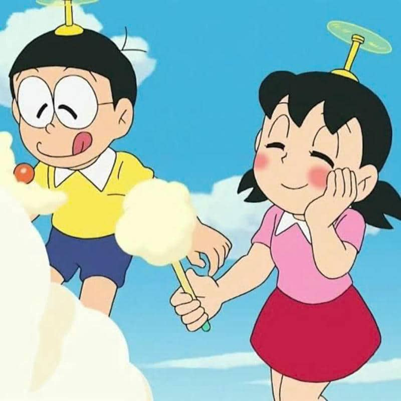 hình ảnh nobita và shizuka ngầu