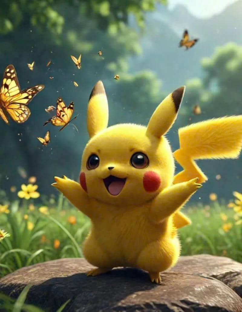 hình ảnh pikachu siêu dễ thương