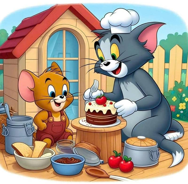 hình ảnh tom và jerry ngầu