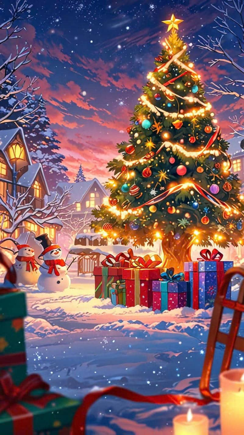 hình cây thông noel đẹp