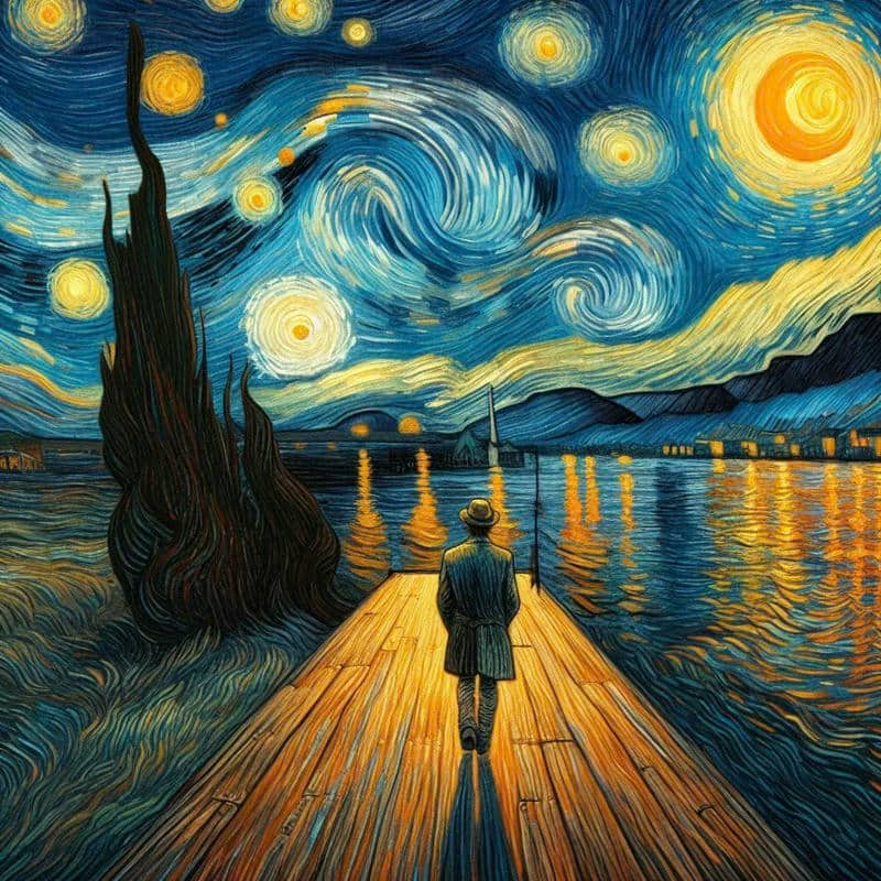 hình nền điện thoại van gogh