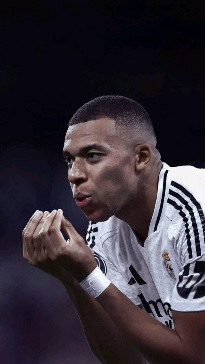 hình nền mbappe 4k real madrid