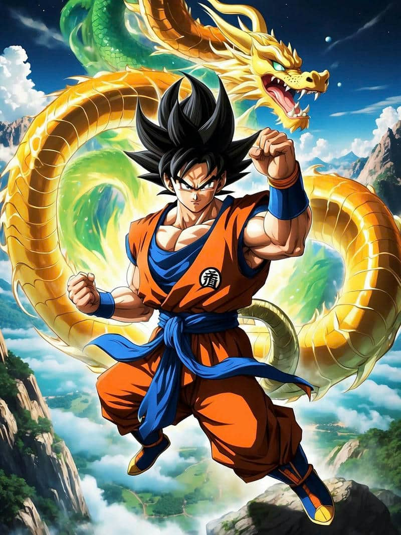 hình nền songoku 4k cho máy tính