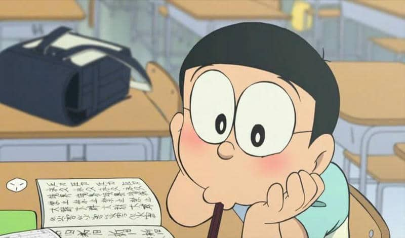 nobita buồn