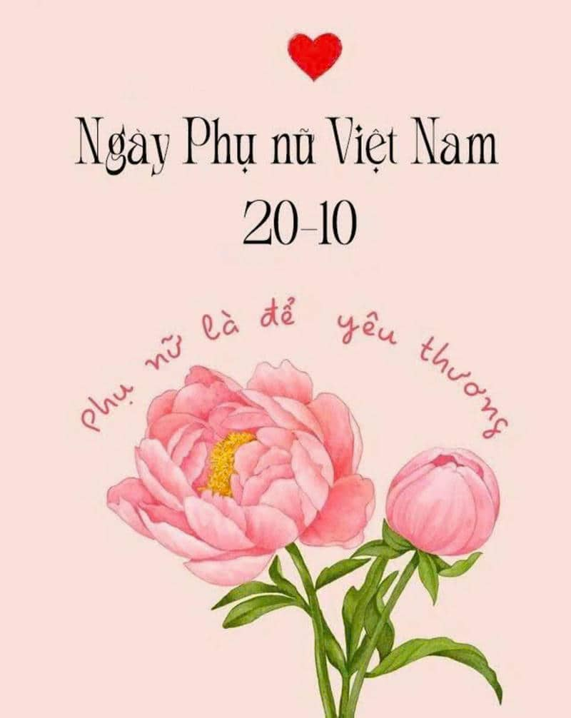 thiệp 20 -10 đẹp