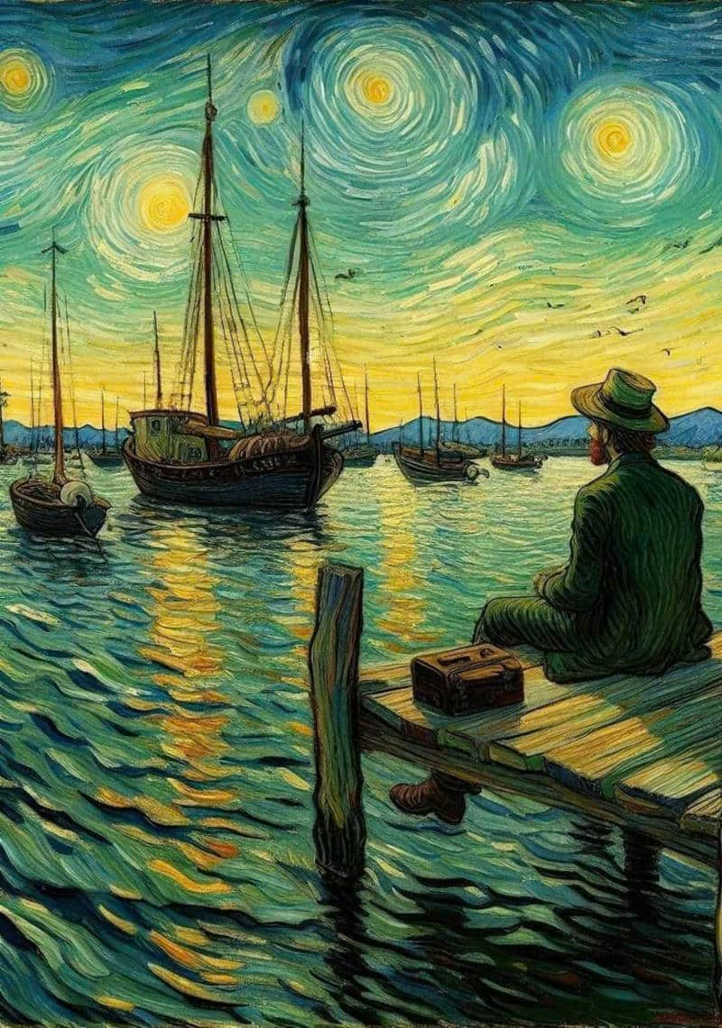 van gogh 4k tranh