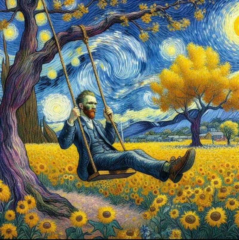 wallpaper van gogh